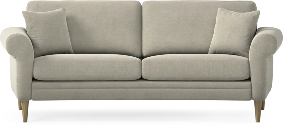 Eden - 2,5-sits soffa svängd - Brun