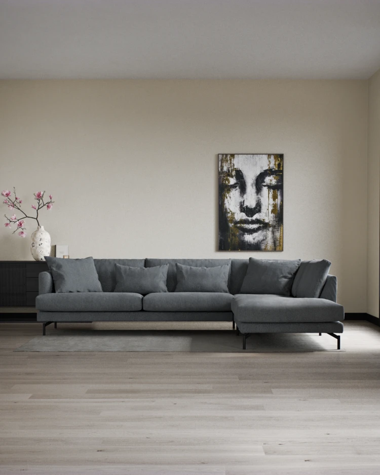Harper - 3-sits soffa med divan höger - inspiration