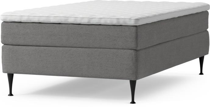 Delux Sense, Kontinentalsäng, enkelsäng 120 cm med bäddmadrass och sängben