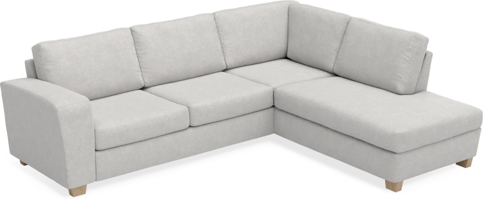 Friday - 2,5-sits soffa med divan höger - Grå