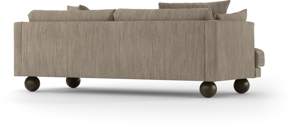 Harper - 3-sits soffa, hel dyna - Beige