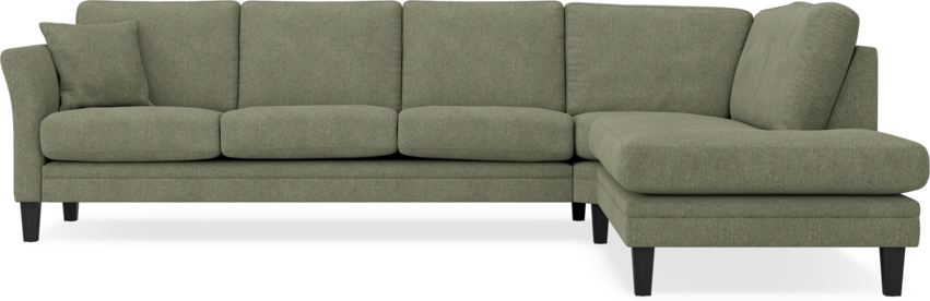 Eden - 3-sits soffa med divan - Grön
