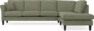 Eden - 3-sits soffa med divan - Grön