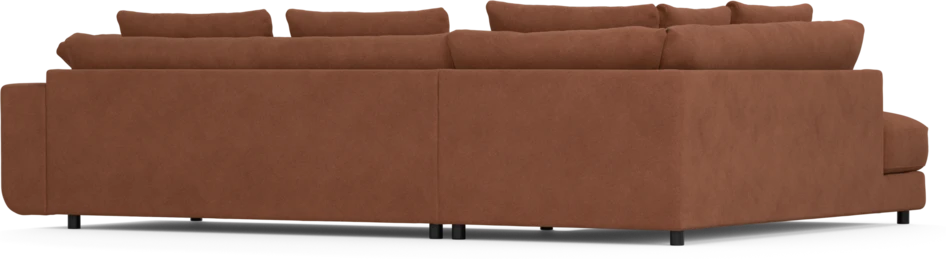 Amie - 3-sits med divan vänster - Orange