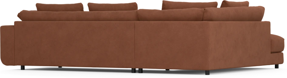 Amie - 3-sits med divan vänster - Orange