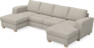 Friday - 2-sits soffa med två schäslonger - Beige