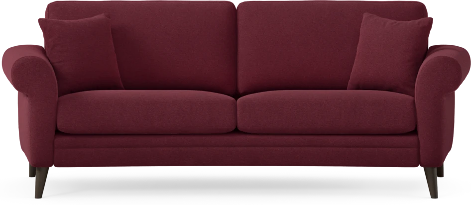 Eden - 2,5-sits soffa svängd - Röd