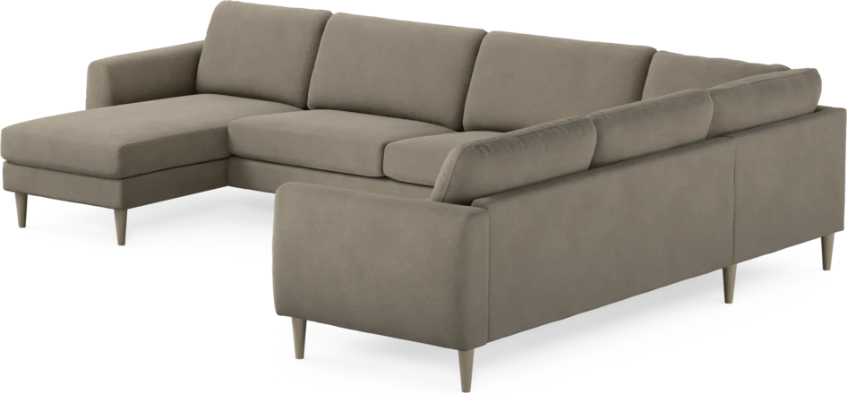 Bridge - Hörnsoffa, 3+2-sits med schäslong vänster - Beige