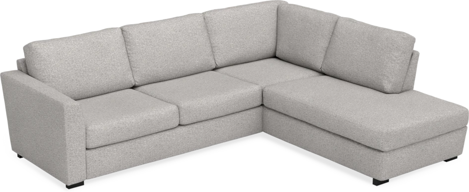 Friday - 2,5-sits soffa med divan höger - Vit