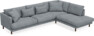 Harper - 3-sits soffa med divan höger - Grå