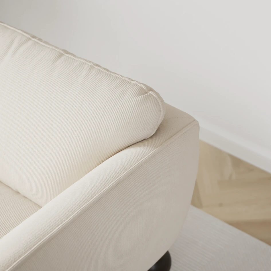 Madison Lux - 2-sits soffa med divan vänster och schäslong höger - Beige