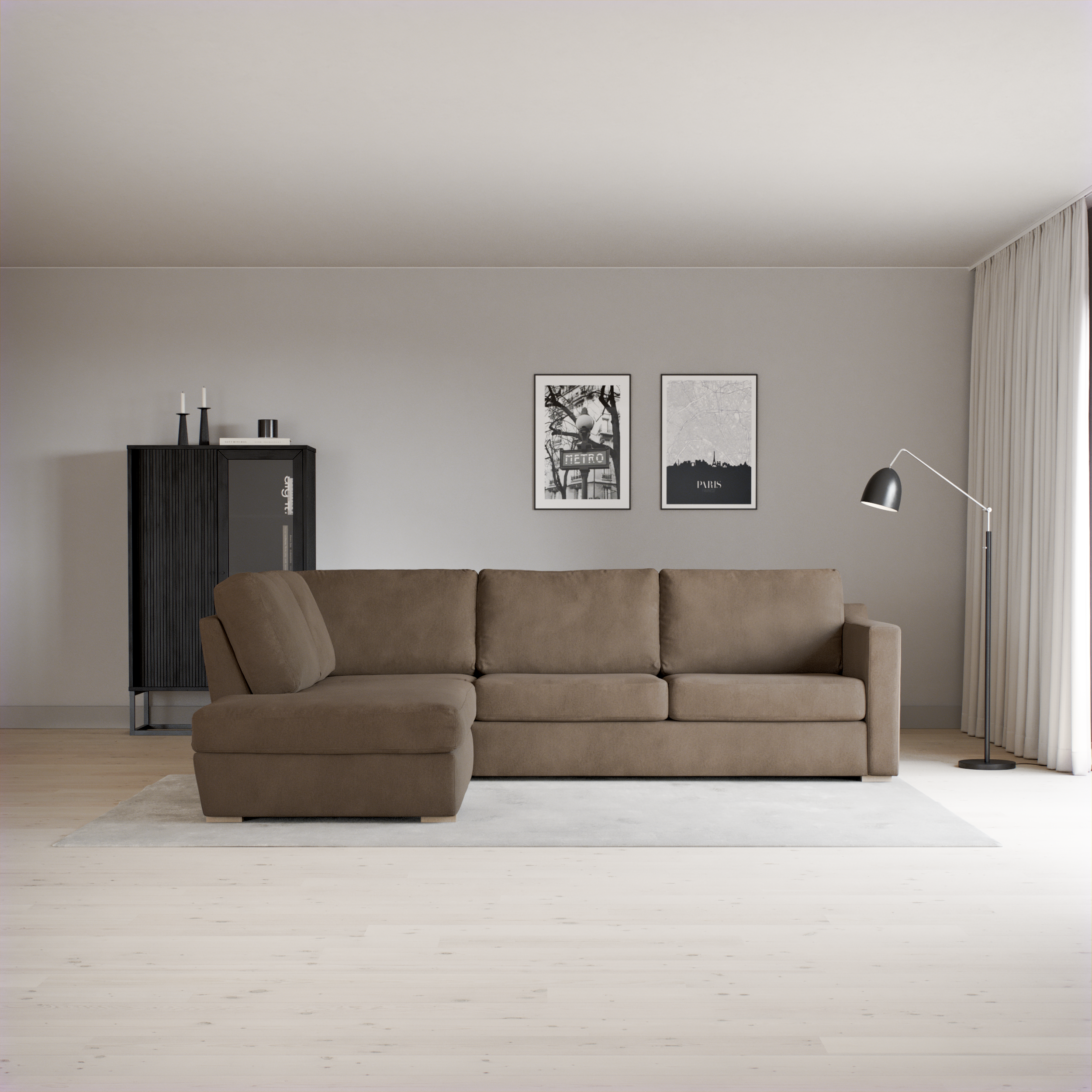 Friday - 2,5-sits soffa med divan vänster - inspiration