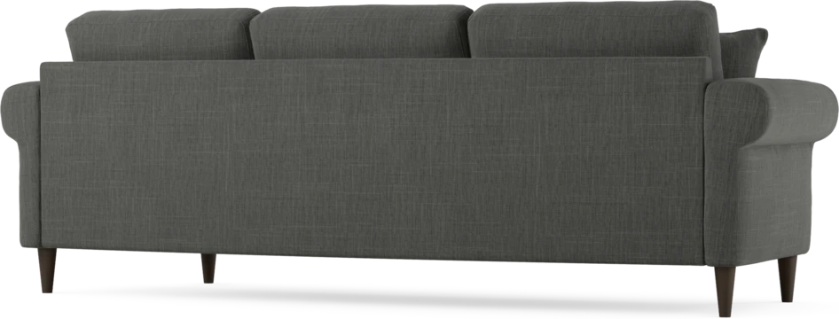 Eden - 3-sits soffa svängd - Grå