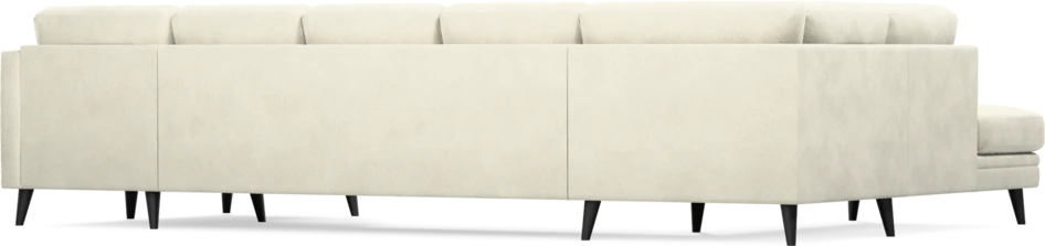 Eden - 3-sits soffa med divan vänster och schäslong höger - Vit