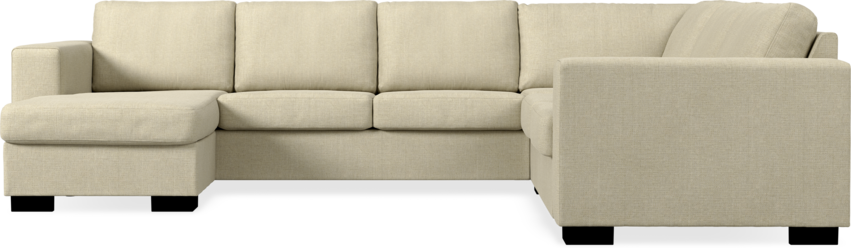 Nevada - Hörnsoffa, 3+2-sits med schäslong vänster - Beige