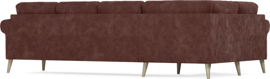 Eden - Hörnsoffa, 1+3-sits - Röd