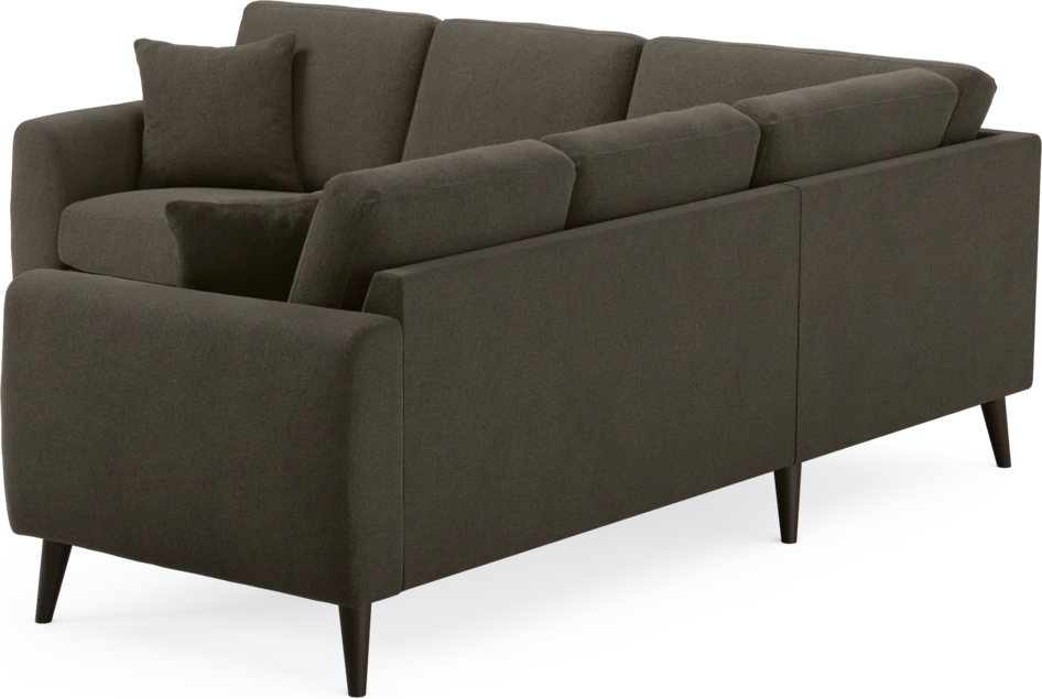 Eden - Hörnsoffa, 2+2-sits - Brun