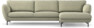Madison Lux - 3-sits soffa med schäslong höger - Grön