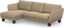 Madison Lux - 2-sits soffa med schäslong vänster - Beige