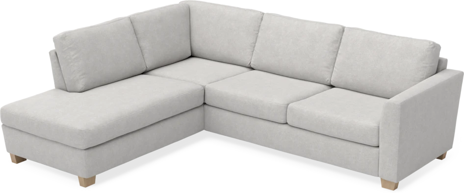 Friday - 2,5-sits soffa med divan vänster - Grå