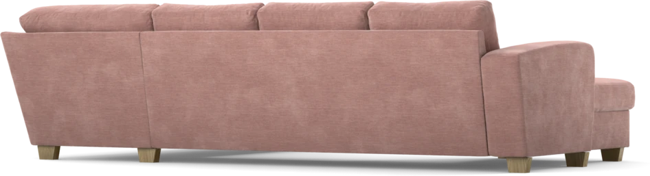 Friday - 3-sits soffa med schäslong vänster och divan höger - Rosa