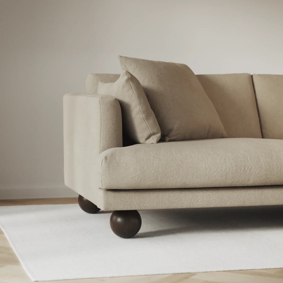 Harper - 3-sits soffa - Beige