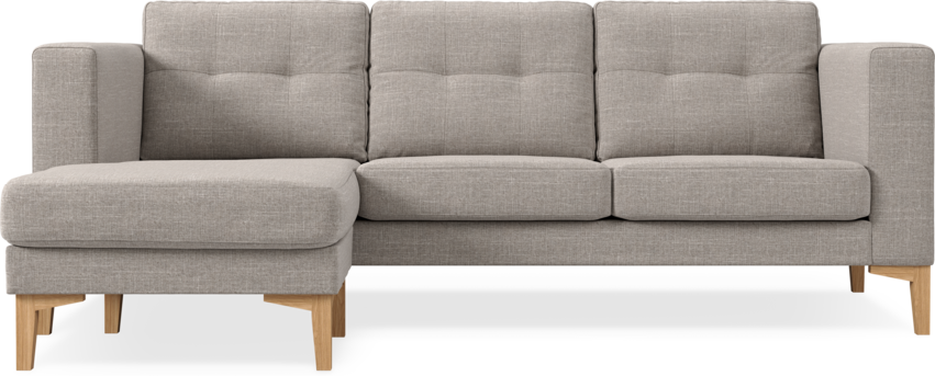Rio - 3-sits soffa med schäslong vänster - Beige