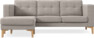 Rio - 3-sits soffa med schäslong vänster - Beige