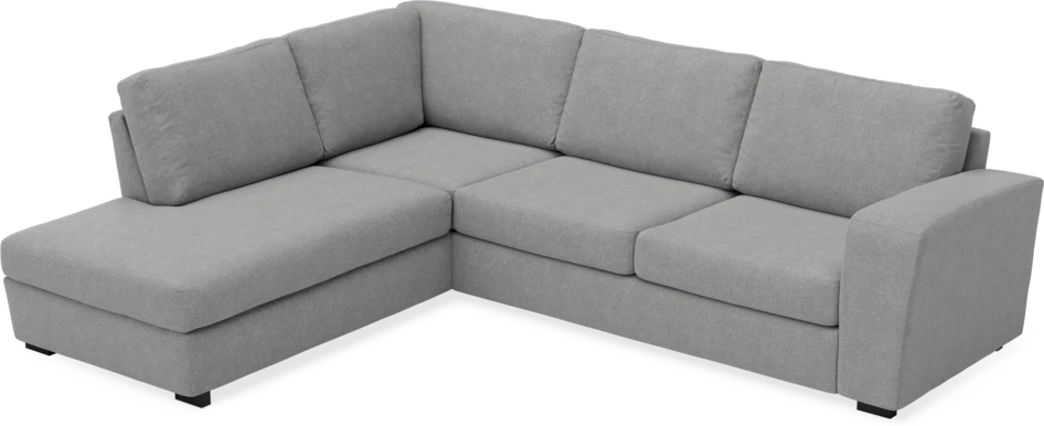 Friday - 2,5-sits soffa med divan vänster - Grå