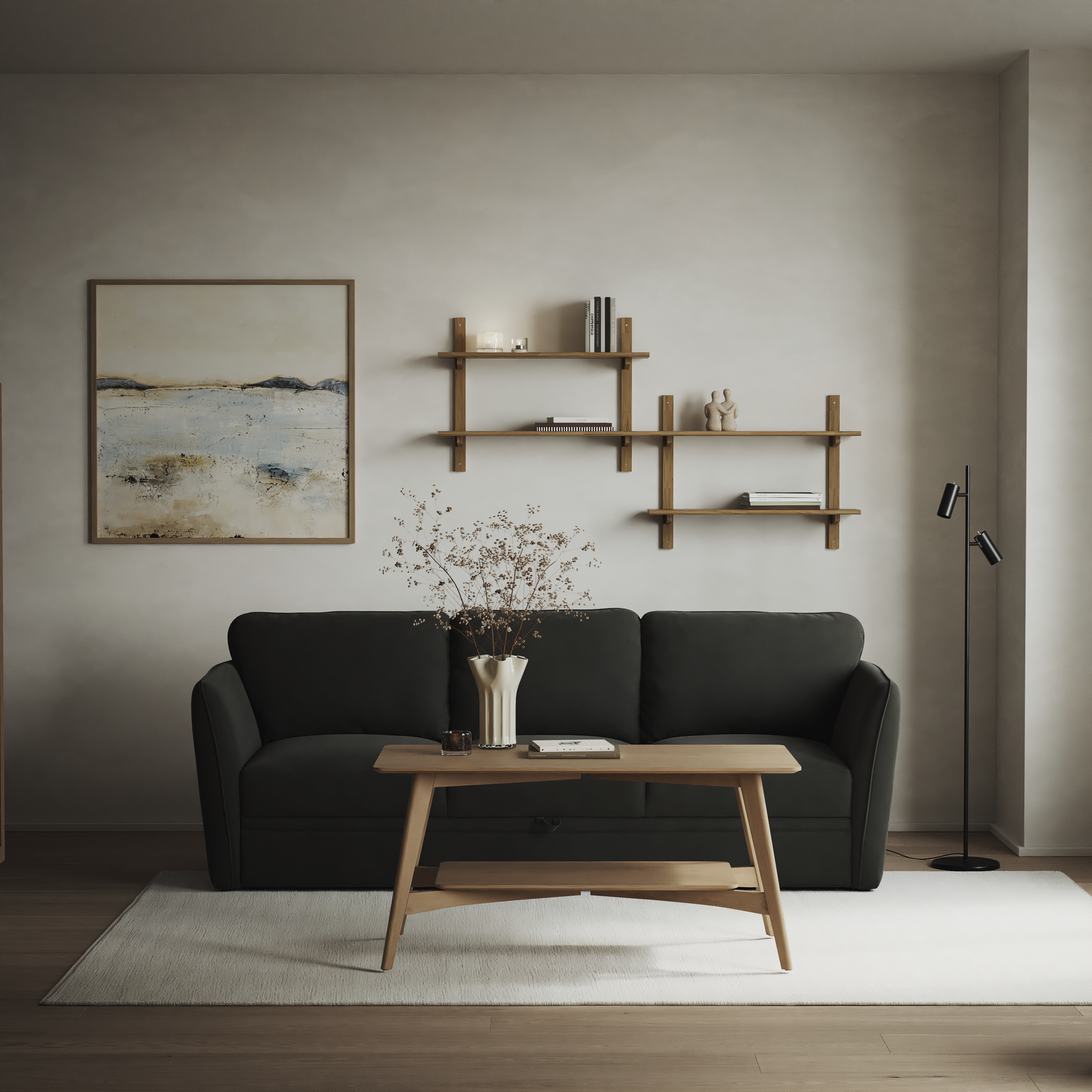 Öland - Bäddsoffa 3-sits, längsbäddad - inspiration