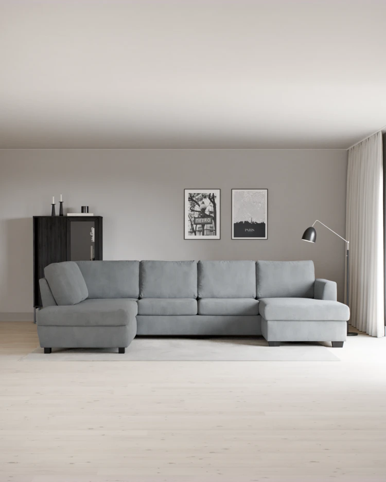 Friday - 3-sits soffa med divan vänster och schäslong höger - inspiration