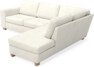 Friday - 2,5-sits soffa med divan höger - Vit