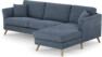 Eden - 2,5-sits soffa med schäslong - Blå