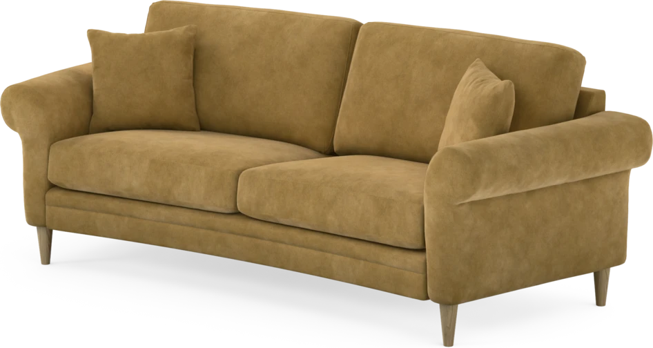 Eden - 2,5-sits soffa svängd - Gul