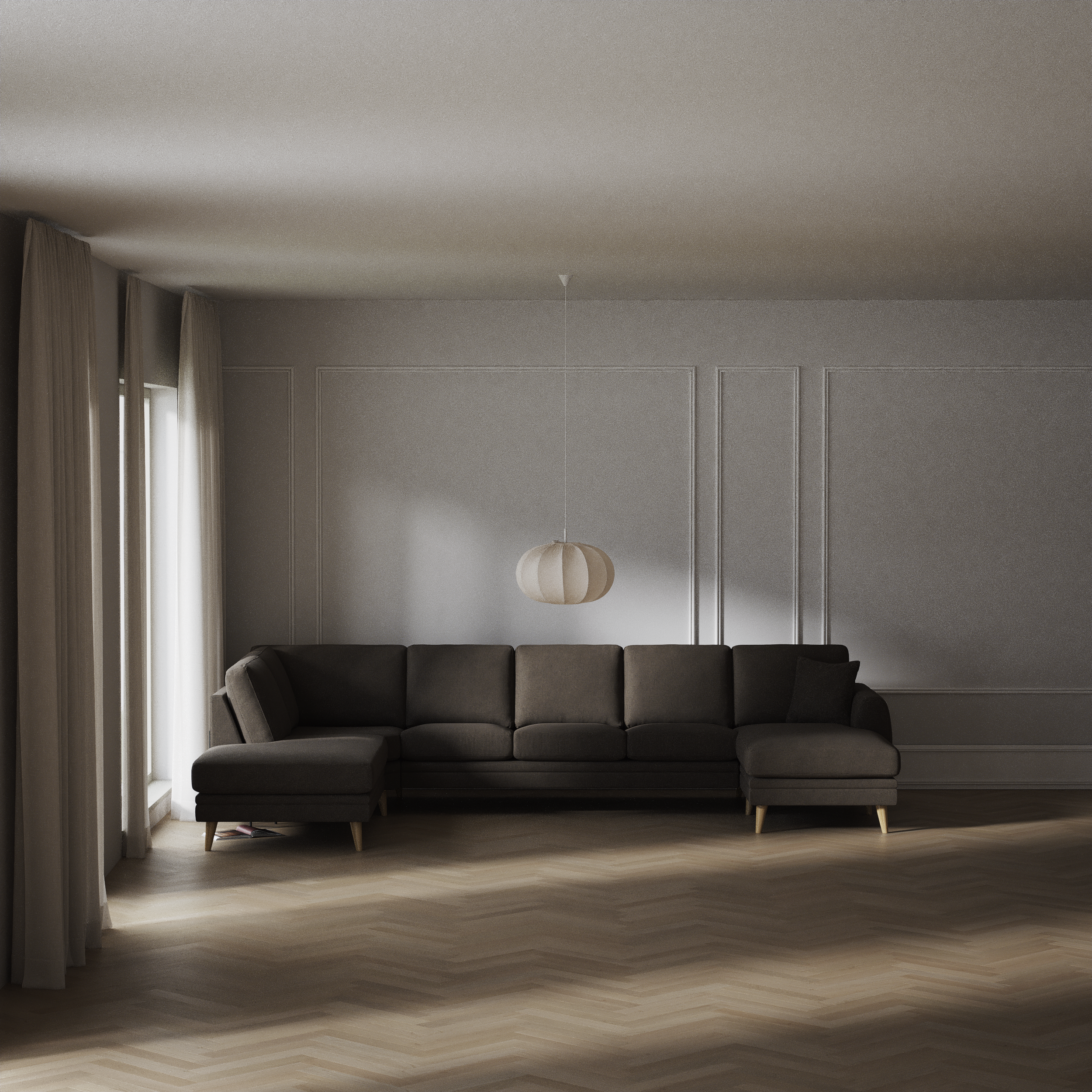 Eden - 3-sits soffa med divan vänster och schäslong höger - inspiration
