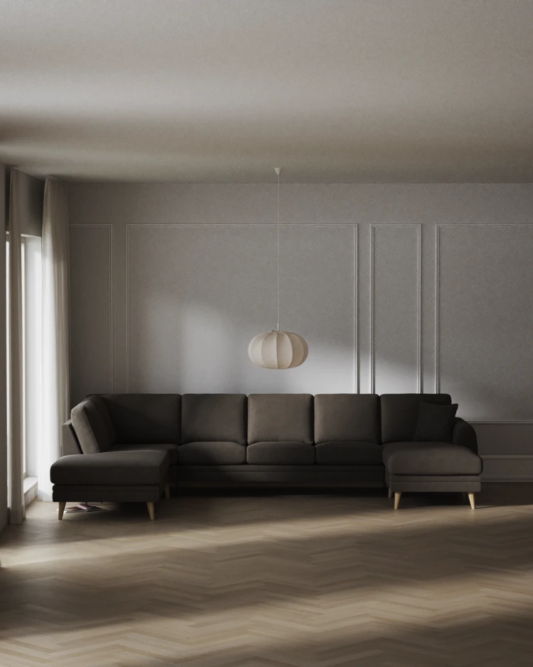 Eden - 3-sits soffa med divan vänster och schäslong höger - inspiration