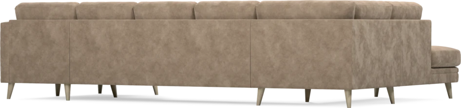 Eden - 3-sits soffa med divan vänster och schäslong höger - Beige