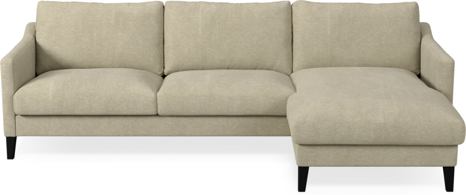 Winston - 3-sits soffa med schäslong, vändbar - Beige