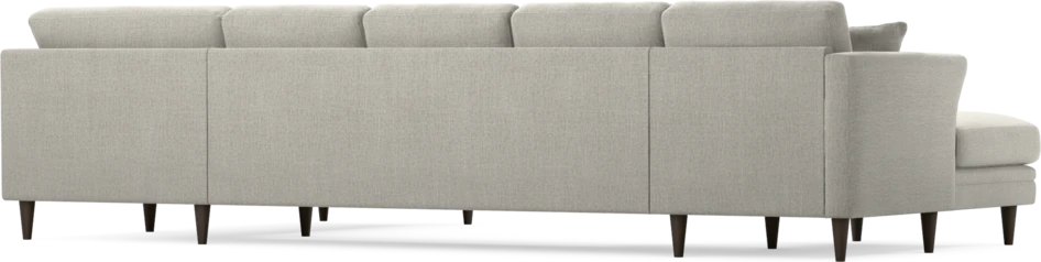 Eden - 3-sits soffa med schäslong vänster och divan höger - Grå
