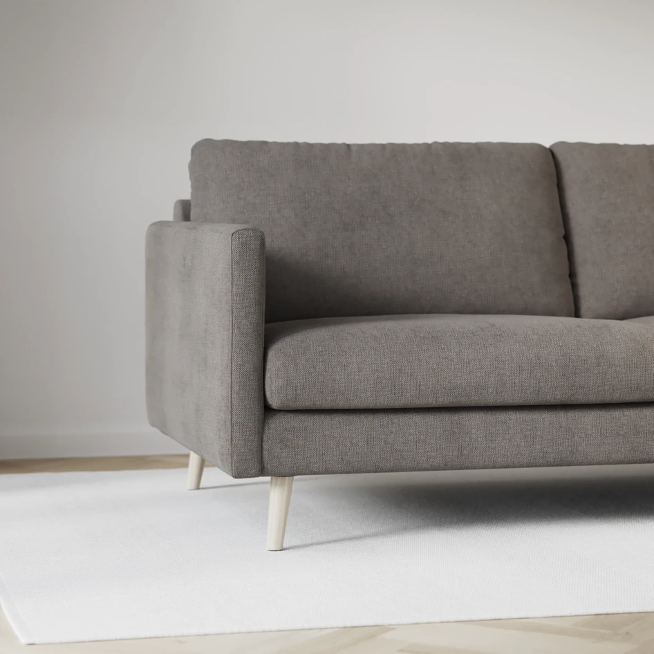 Madison Lux - 2-sits soffa med divan vänster och schäslong höger - Brun