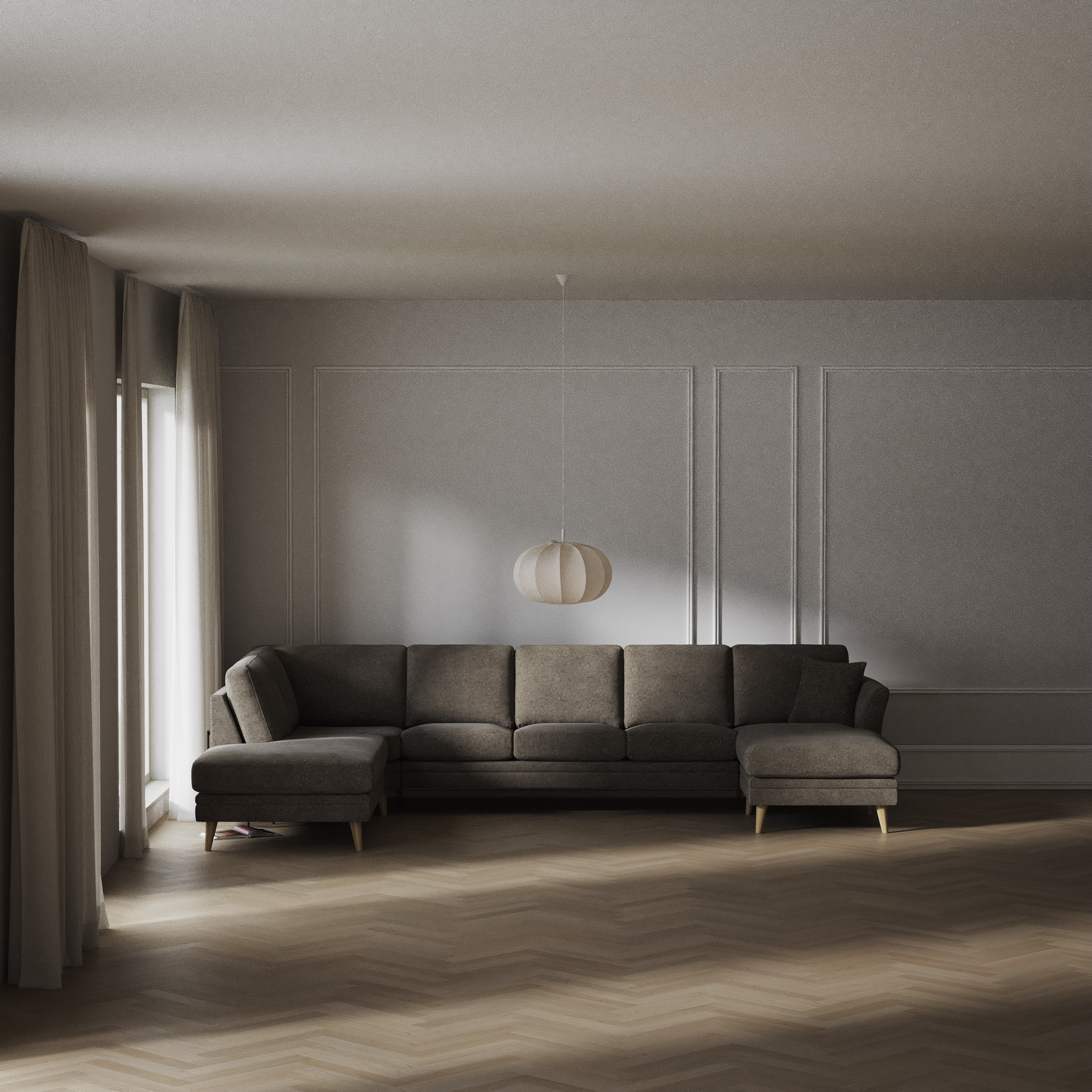 Eden - 3-sits soffa med divan vänster och schäslong höger - inspiration