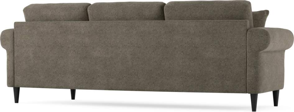 Eden - 3-sits soffa svängd - Brun