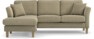 Eden - 2-sits soffa med schäslong - Beige