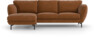 Madison Lux - 2-sits soffa med schäslong vänster - Orange