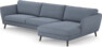 Madison Lux - 3-sits soffa med schäslong höger - Blå