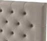Delux Pikerad XL - Sänggavel, 90-210 cm - Beige