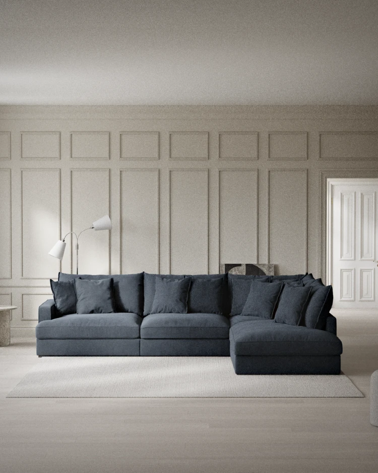 Rossi - 3-sits soffa med divan höger - inspiration