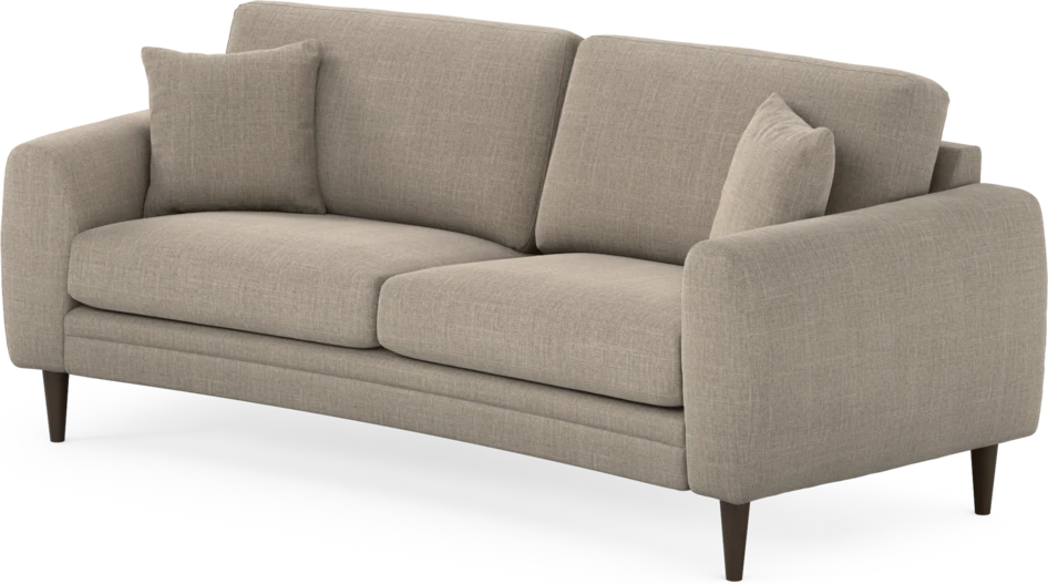 Eden - 2,5-sits soffa svängd - Beige