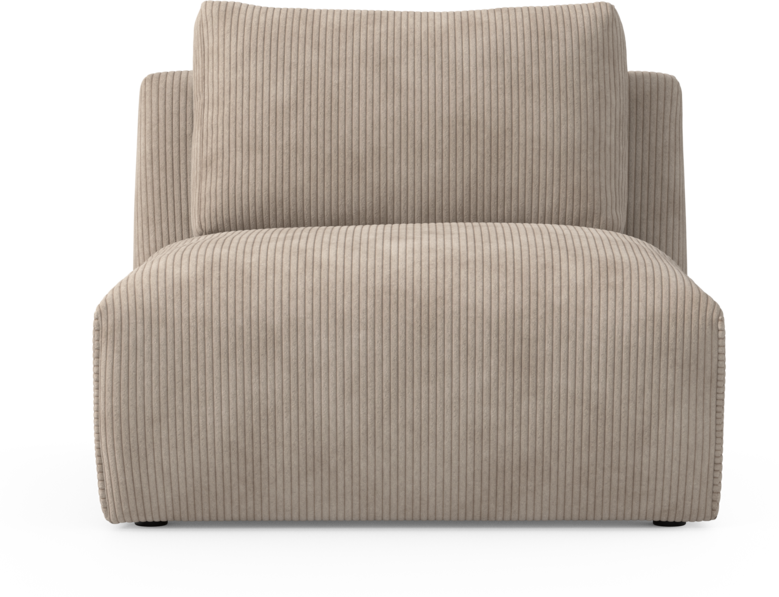 Free - 1,5-sits utan armstöd - Beige