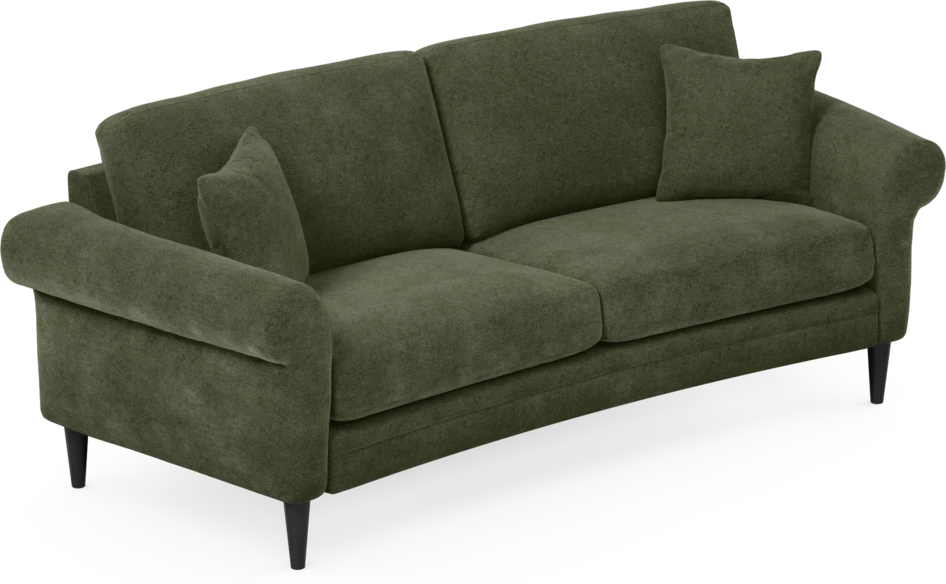Eden - 2,5-sits soffa svängd - Grön